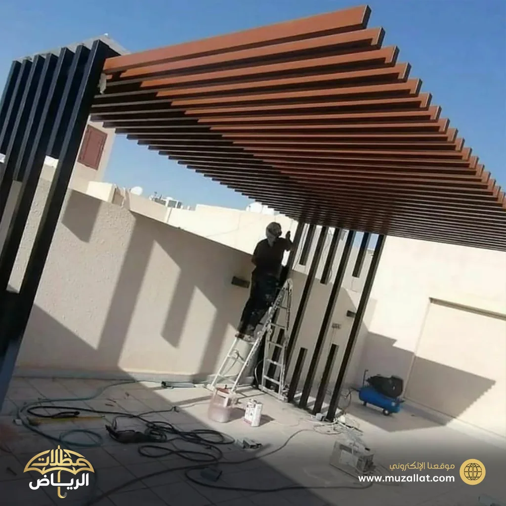 برجولات خشب صناعي