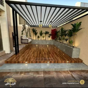 برجولات خشبية عصرية