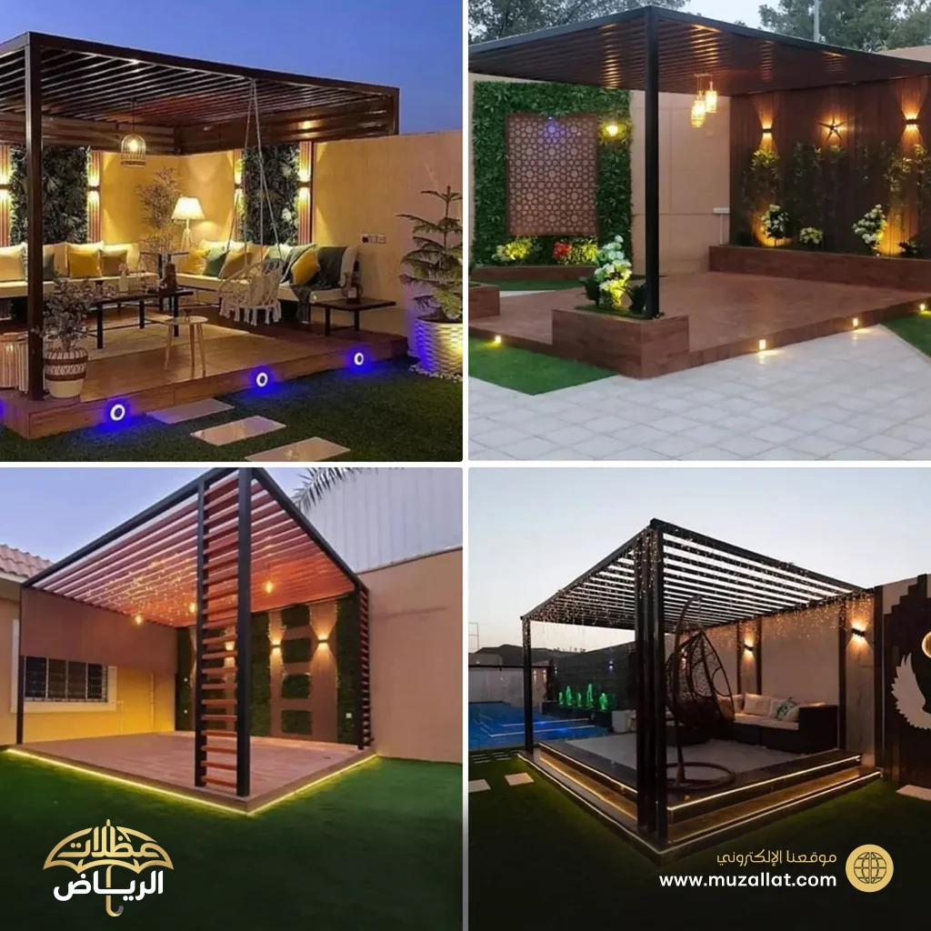 صور برجولات من أعمالنا شمال الرياض