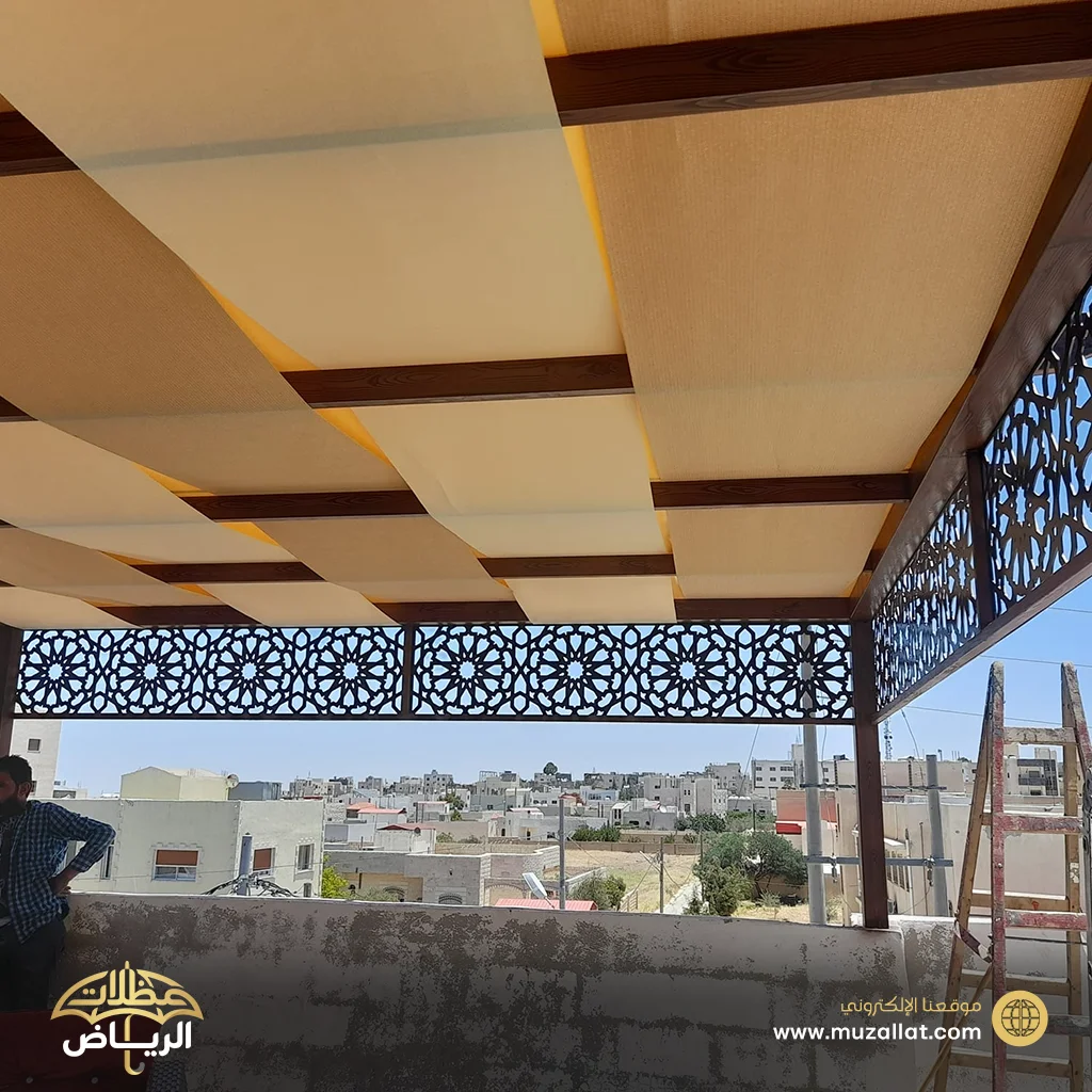 مظلات قماش شرائح