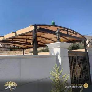 تفصيل مظلات قماش للحوش