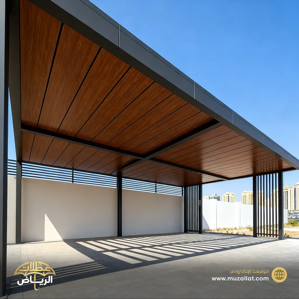 تصميم مظلة حديقة منزلية