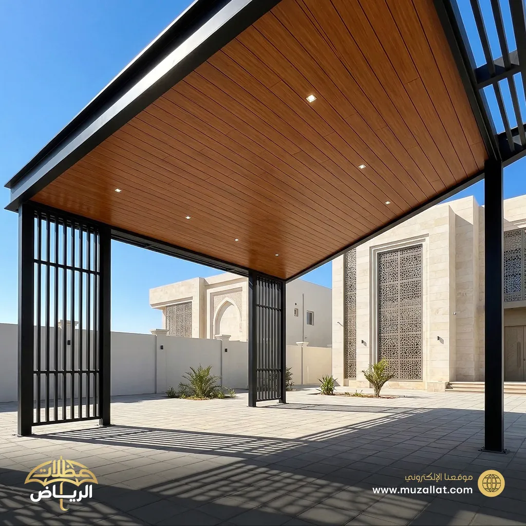 جلسات حدائق بديل الخشب