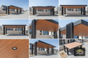 من أعمالنا بالرياض - تركيب مظلات كلادينج