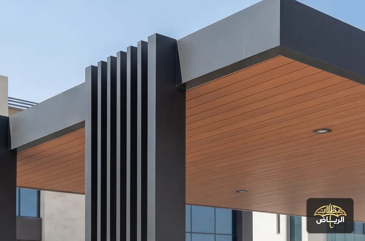 من أعمالنا بالرياض - تركيب مظلات كلادينج