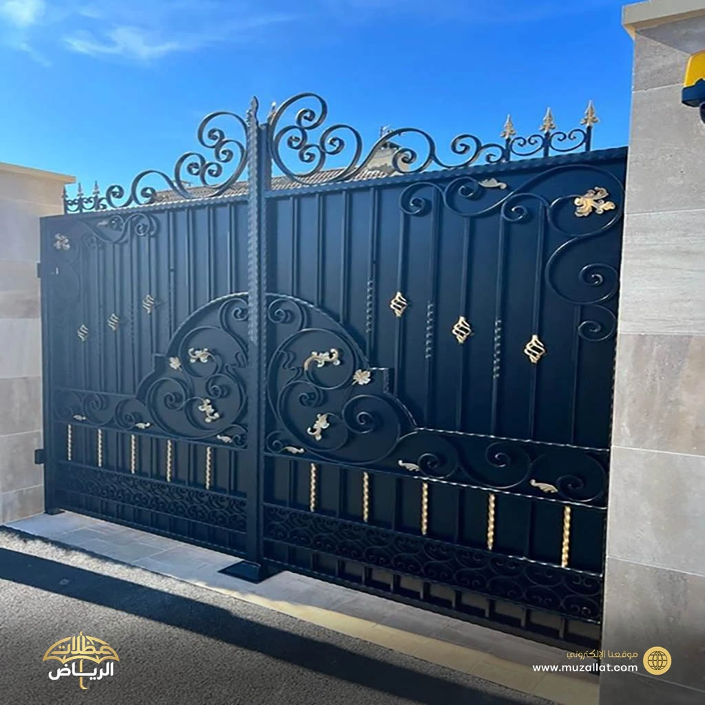 ابواب حديد مجدول الرياض