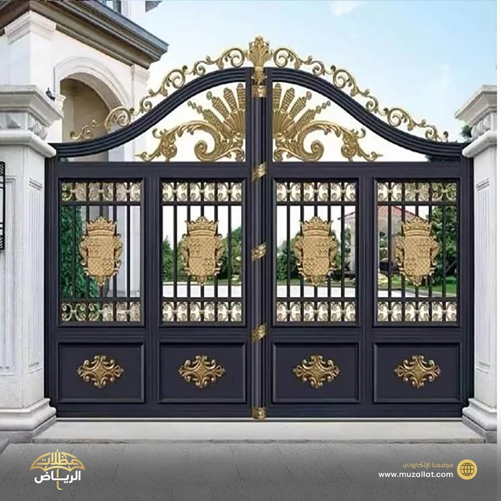 ابواب حديد فلل حي النموذجية بالرياض
