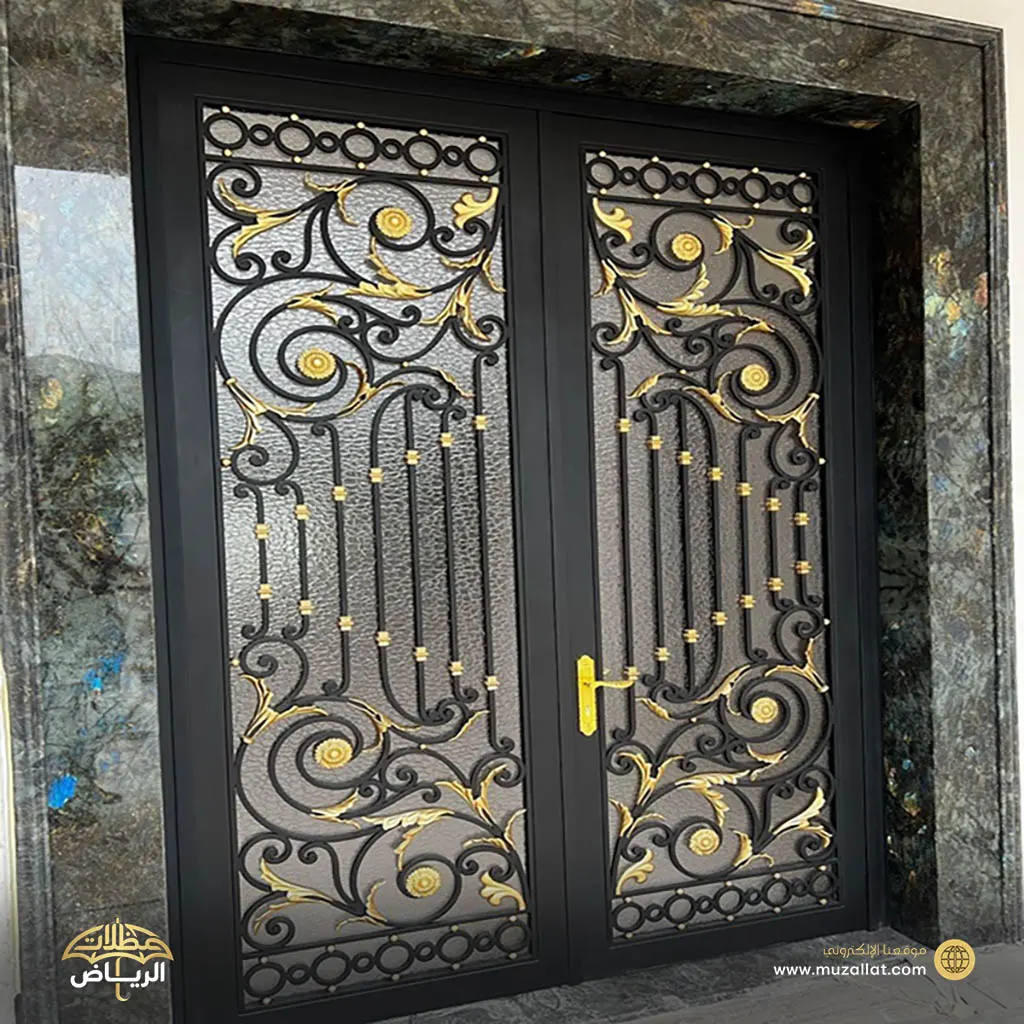ابواب حديد خارجية للمنازل حي ثليم بالرياض