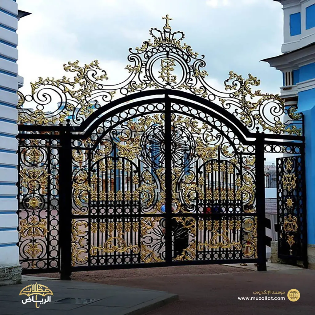 ابواب حديد فلل حي منفوحة بالرياض
