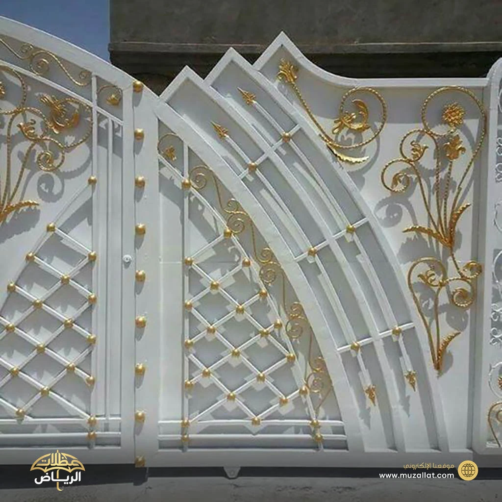 ابواب حديد خارجية للمنازل حي الياسمين بالرياض