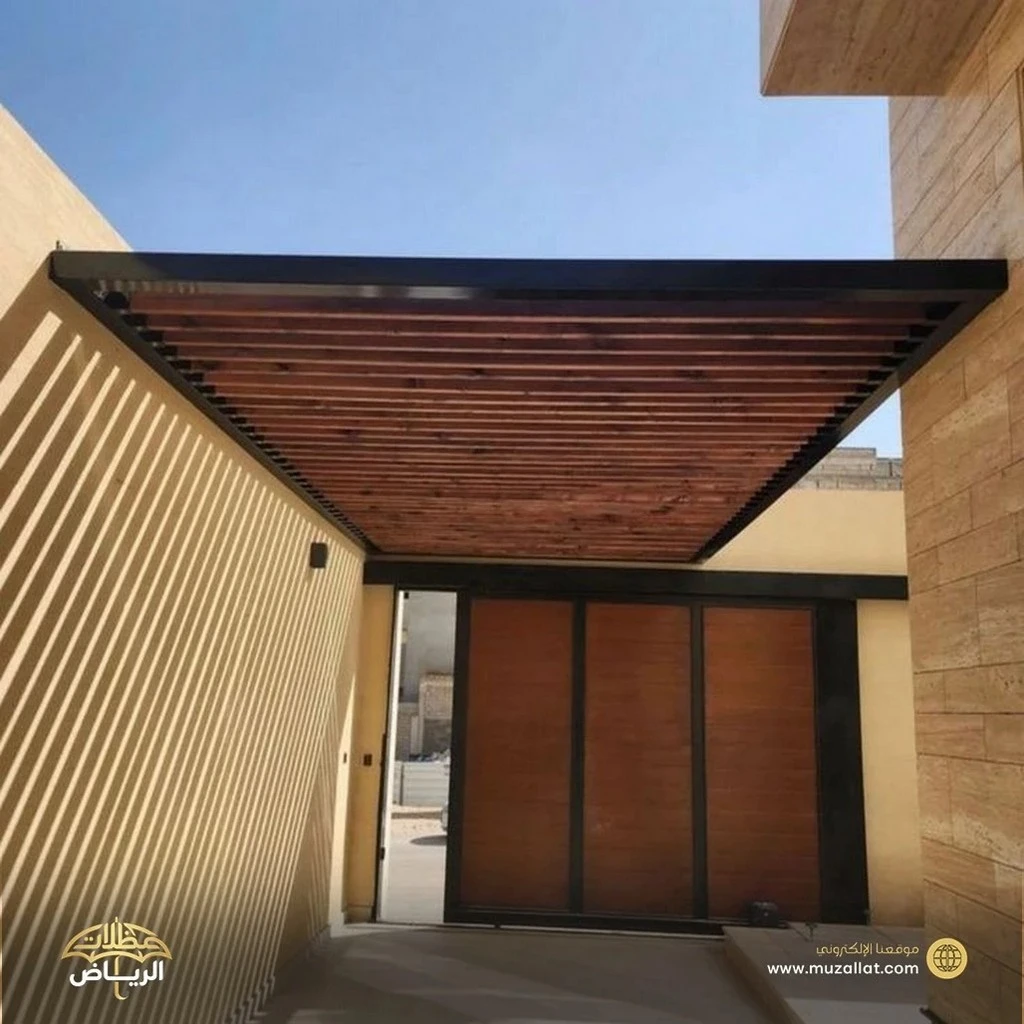 مظلات سيارات مواقف حي البطحاء بالرياض