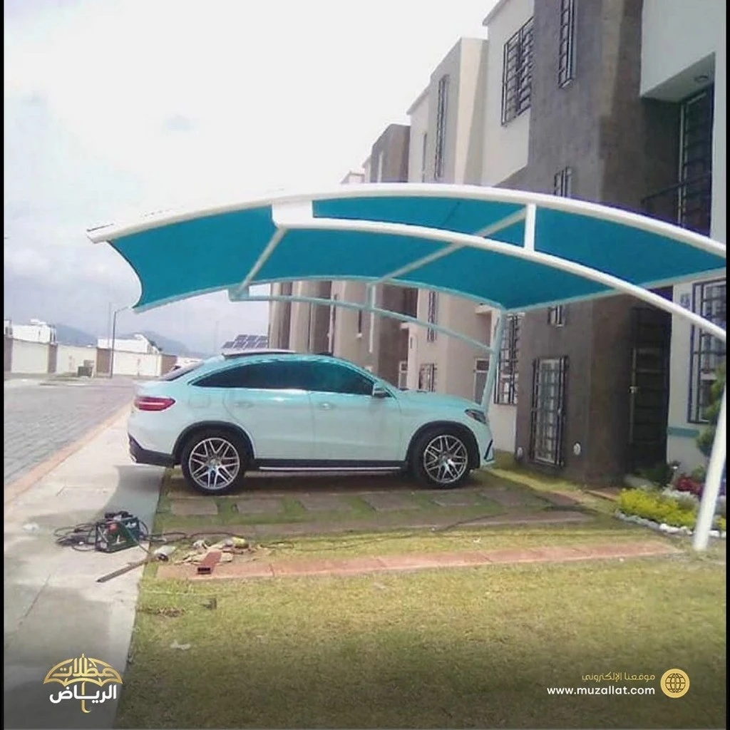 مظلات سيارات قماش حي العقيق في الرياض
