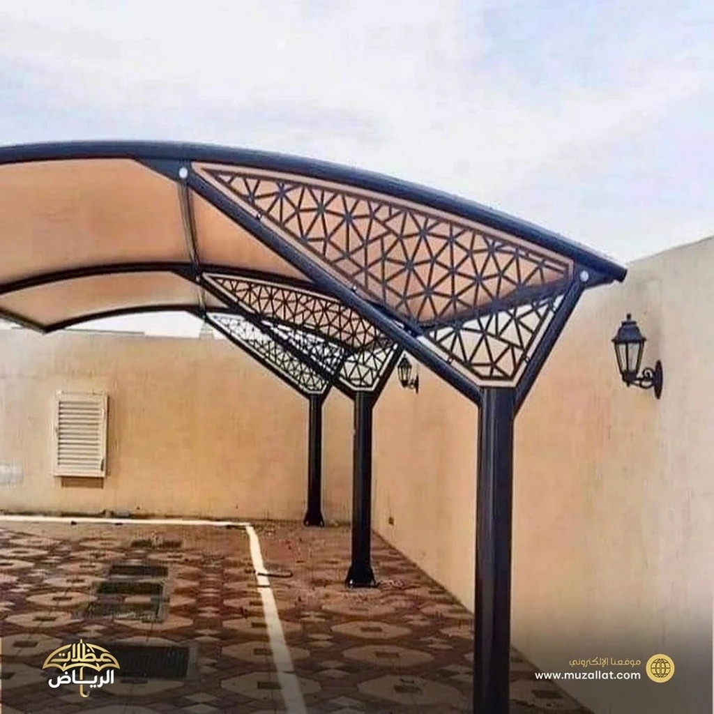 مظلات سيارات مواقف حي البطحاء بالرياض