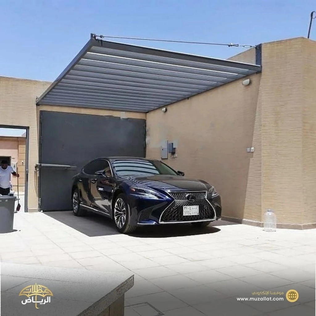 مظلات سيارات حديثة في الرياض