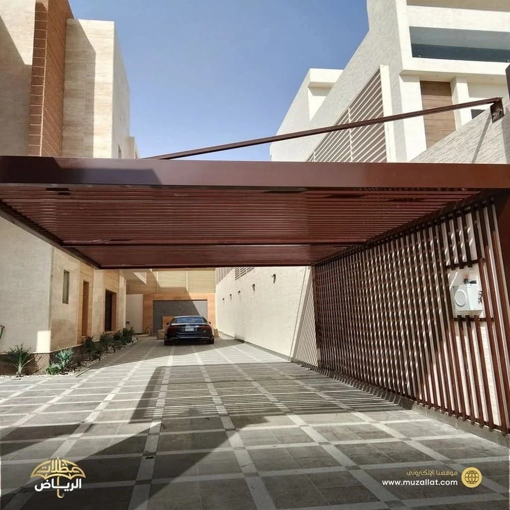 مظلات سيارات مواقف حي البطحاء بالرياض