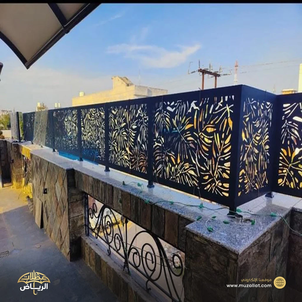 اشكال سواتر حديد ليزر حي السفارات الرياض