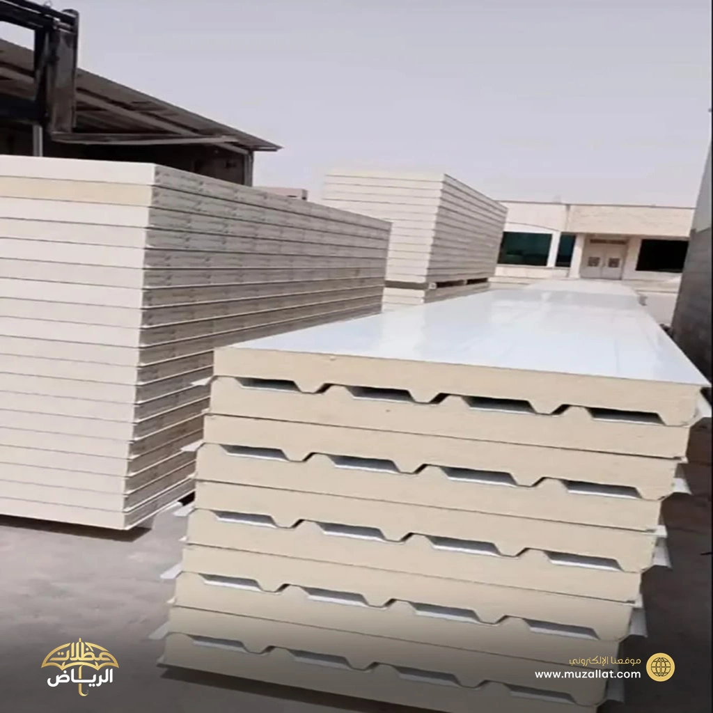 تركيب الواح ساندوتش بانل حي العزيزية بالرياض
