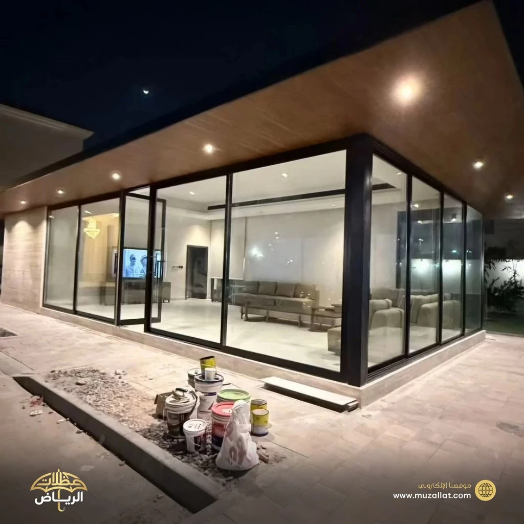 تصميم غرف زجاجية في حي الفاروق بالرياض