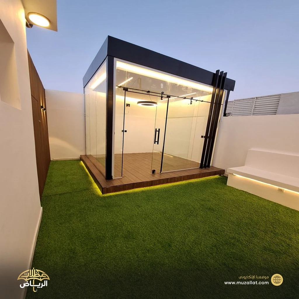 غرف زجاجية خارجية في الرياض