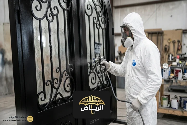 معلم دهان ابواب حديد الرياض