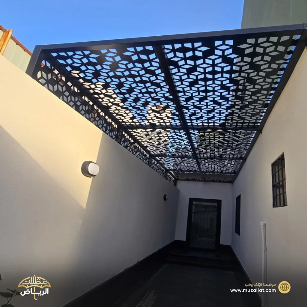 مظلات ليزر للمداخل حي الشفاء الرياض