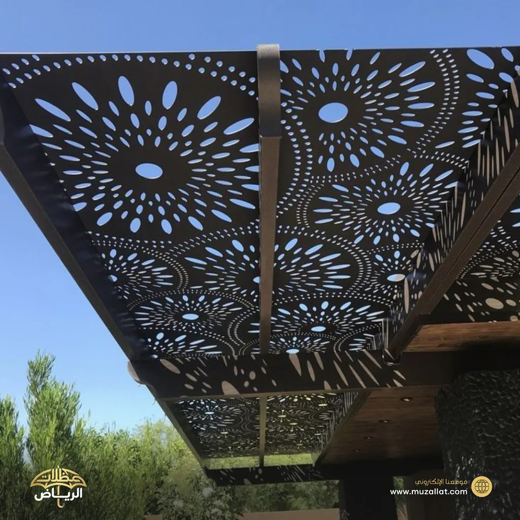 مظلات حديد ليزر للحدائق حي اليرموك الرياض